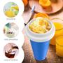 Imagem de Copo Slushy Cup RAUMAXE Slushy Maker Cup Frozen Magic, pacote com 2