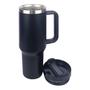 Imagem de Copo Térmico 1200 Ml Parede Dupla Com Canudo Aço Inox