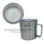 Imagem de Copo Térmico 413ML Aço inox 316 com tampa