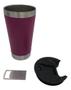 Imagem de Copo Termico 473ml Totalmente Liso Inox Com Tampa E Abridor 