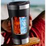 Imagem de Copo Térmico 475 ml Labubu Com Tampa e Abridor de Garrafa Personalizado