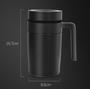 Imagem de Copo Térmico 500ml Caneca Cerveja Café Inox Tampa Chopp Com Display