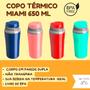 Imagem de Copo Térmico 650ml Parede Dupla Gelado Quente Café Água Chá