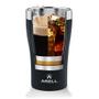Imagem de Copo Térmico Arell Preto Black Sand 500ml Isolamento a Vácuo Tulip Pint