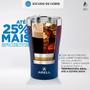 Imagem de Copo Térmico Arell Tulip Pint Inox 473ml com Tirante Porta Copo