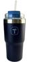 Imagem de Copo Térmico Big T  630ml com canudo Azul Mar Profundo Tupperware