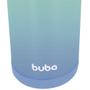 Imagem de Copo Térmico Buba Parede Dupla com Canudo de Silicone Cor Azul Degrade 400ml