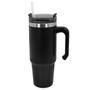 Imagem de Copo Térmico Caneca Alça 890ml Duplo Isolamento Inox Canudo