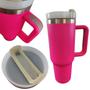 Imagem de Copo Térmico Caneca Quencher Beer Pints 1,2L Inox Com Canudo E Alça 1200ml