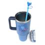 Imagem de Copo Térmico Canecão Tumbler Inox 1,15L Canudo STITCH DISNEY