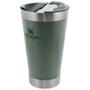 Imagem de Copo Térmico Cerveja Inox Stanley com tampa verde 473ml