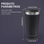 Imagem de Copo Termico com Caixa de Som Bluetooth Acoplada - 420ml