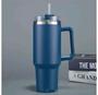 Imagem de Copo Térmico com Canudo 1200 ML Caneca  Garrafa de Água Café  Refrigerante Chá