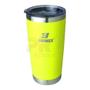 Imagem de Copo Térmico com Tampa Brimex Inox 600ml Chopp, Cerveja ou Café Várias Cores + Gravação Personalizada Com Seu Nome