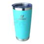 Imagem de Copo Térmico com Tampa Brimex Inox 600ml Chopp, Cerveja ou Café Várias Cores + Gravação Personalizada Com Seu Nome