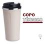 Imagem de Copo térmico com tampa para café chá 500ml - Azul Escuro