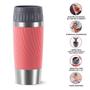 Imagem de Copo Térmico com Tampa Tefal Easy Twist Rosa 360ml
