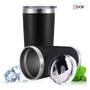 Imagem de Copo Térmico Com Tampa Terere Café Camada Dupla Inox 590Ml