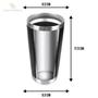 Imagem de Copo Térmico Copo Térmico Com Tampa E Abridor Para Cerveja - A.R Variedades MT