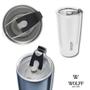 Imagem de Copo Térmico De Aço Inox Branco 600ml - Wolff