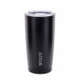 Imagem de Copo Térmico de Aço Inox Parede Dupla com Tampa 600ml Preto 28900 - Wolff