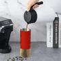 Imagem de Copo Térmico De Aço Inoxidável De 590ml Com Design De Bala, Canudo, Lavável À Mão, Livre De BPA,