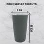 Imagem de Copo Térmico De Bambu E Pp Parede Dupla 500Ml Cinza - Ad