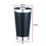 Imagem de Copo Térmico De Cerveja Aço Inox 473ml Com Tampa Copo Térmico Cerveja AK5007PR