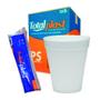 Imagem de Copo Termico De Isopor 70Ml Com 200 Descartavel Totalplast