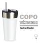 Imagem de Copo Térmico Frio Quente Parede Dupla com Canudo 500ml