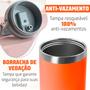 Imagem de Copo Termico Garrafa 890ml Com Tampa Alça E Canudo Flip Inox