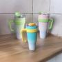 Imagem de Copo térmico garrafa com canudo 1,2 Litros Inoxidável para bebidas com tampa