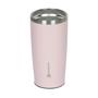 Imagem de Copo Térmico Goldentec GT Colors Inox 600ml para bebidas quentes ou frias com tampa Rosa Claro