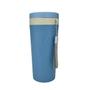 Imagem de Copo Térmico Infantil Azul Bambu Parede Dupla com Alça 310ml