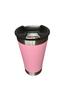 Imagem de Copo térmico inox 473ml  com abridor de garrafa na cor rosa claro