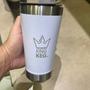 Imagem de Copo Térmico Inox 473Ml Com Tampa White