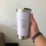 Imagem de Copo Térmico Inox 473Ml Com Tampa White