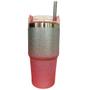 Imagem de Copo Térmico Inox 600ml Glitter Rosa