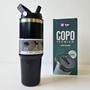 Imagem de Copo Térmico Inox 800ml Alça Canudo com Tampa Antivazamento