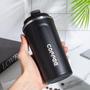 Imagem de Copo Térmico Inox Café Chá Anti-vazamento Vacuum 500ml Preto