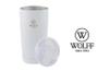Imagem de Copo Térmico Inox Com Tampa 600ml  Branco  - Wolff