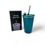 Imagem de Copo Térmico Inox Com Tampa E Canudo 600 ML