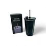 Imagem de Copo Térmico Inox Com Tampa E Canudo 600 ML