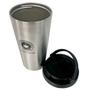 Imagem de Copo Térmico Inox Com Tampa Resistente Café Colorido 450 Ml