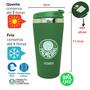 COPO TERMICO INOX PALMEIRAS OFICIAL 450ml - Brasfoot Imagem de COPO TERMICO INOX PALMEIRAS OFICIAL 450ml