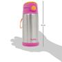 Imagem de Copo Térmico Inox Parede Dupla com Canudo Buba Rosa
