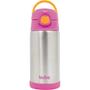 Imagem de Copo Térmico Inox Parede Dupla com Canudo Buba Rosa