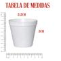 Imagem de Copo Térmico Isopor 70ml C/20un Festa Descartável Bebidas