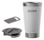 Imagem de Copo Termico Mons Em Aco Inox Com Tampa - 473Ml - Branco