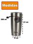 Imagem de Copo Térmico Parede Dupla Com Isolamento A Vácuo Em Aço Inox Com Tampa hermético cerveja gelada agua 580ml